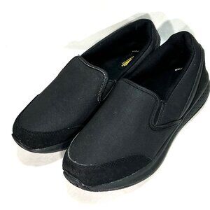 Black Women's Slip-Resistant Shoes Tredsafe Sara II Black | Work Shoe Size 7.5